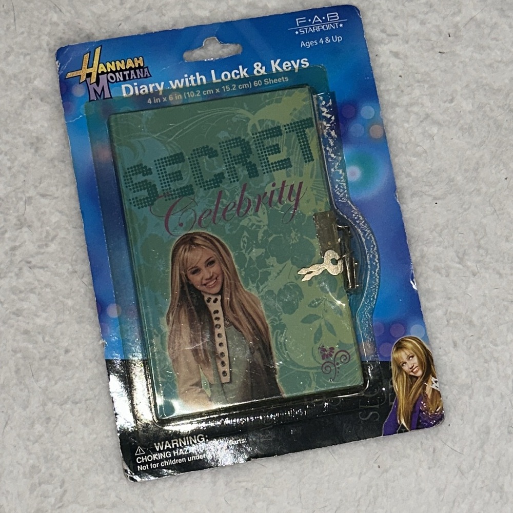 Disney Hannah Montana POP STAR Secret Celebrity Diary W/ Lock and Keys Journal - Picture 3 of 13